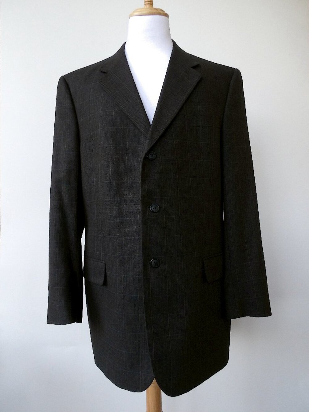 Jos. A. Bank Tweed Sport Coat/ Blazer | Charcoal | 44L